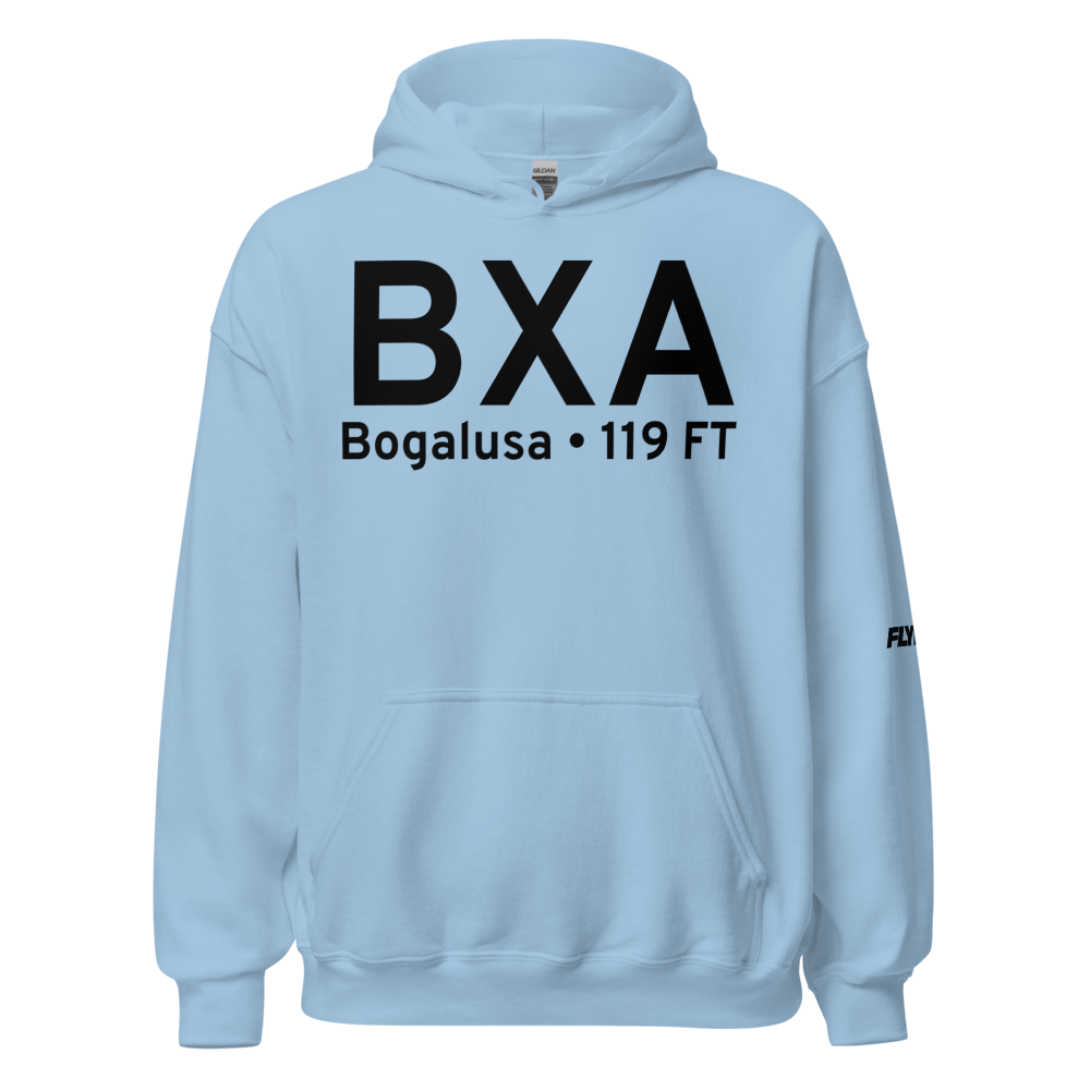 Bogalusa (KBXA) Airport Hoodie Sweatshirt 