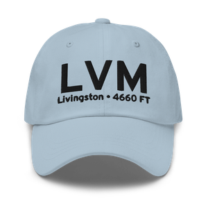 Livingston (KLVM) Airport Hat