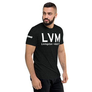 Livingston (KLVM) Airport Tri-blend T-Shirt