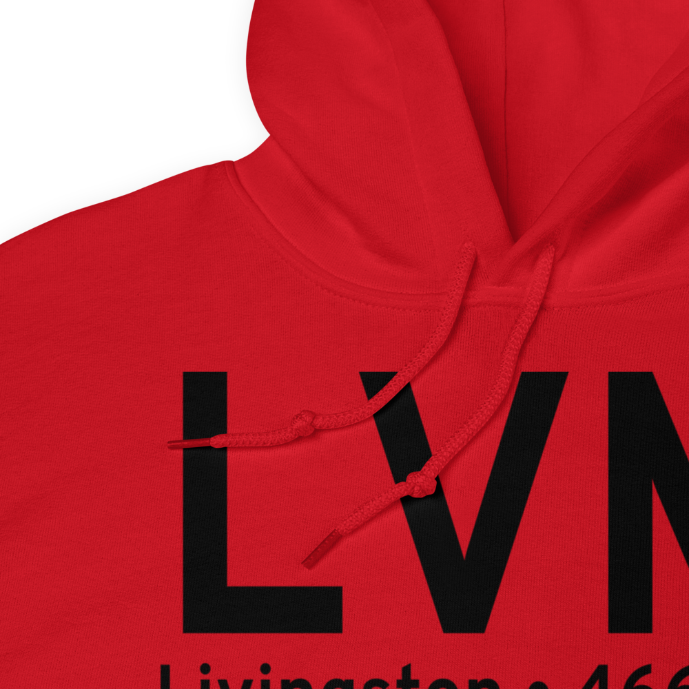 Livingston (KLVM) Airport Hoodie Sweatshirt 