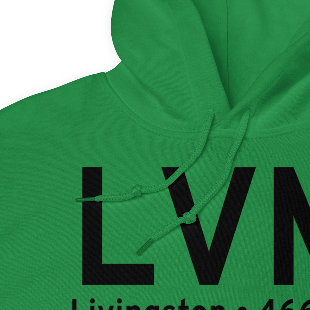 Livingston (KLVM) Airport Hoodie Sweatshirt 