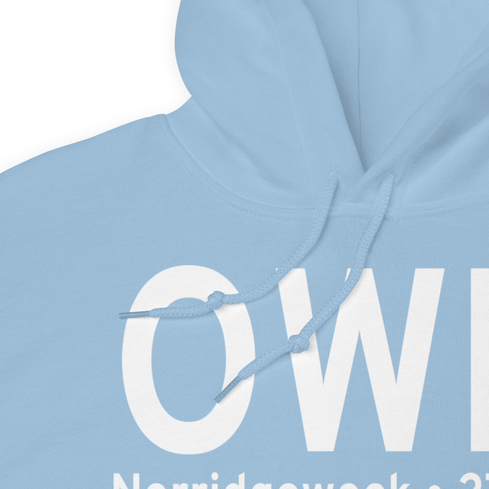 Norridgewock (KOWK) Airport Hoodie Sweatshirt 