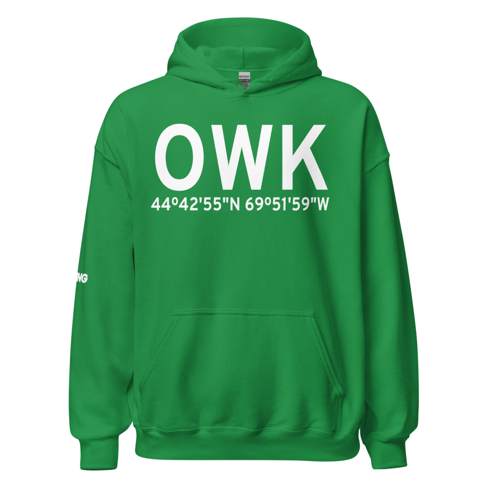 Norridgewock (KOWK) Airport Hoodie Sweatshirt 