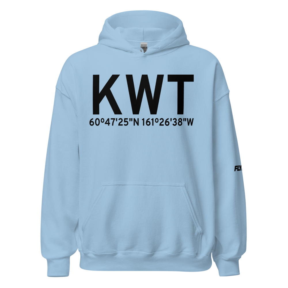 Kwethluk (PFKW) Airport Hoodie Sweatshirt 