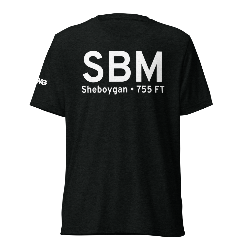 Sheboygan (KSBM) Airport Tri-blend T-Shirt 