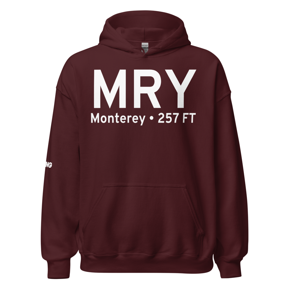 Monterey (KMRY) Airport Hoodie Sweatshirt 
