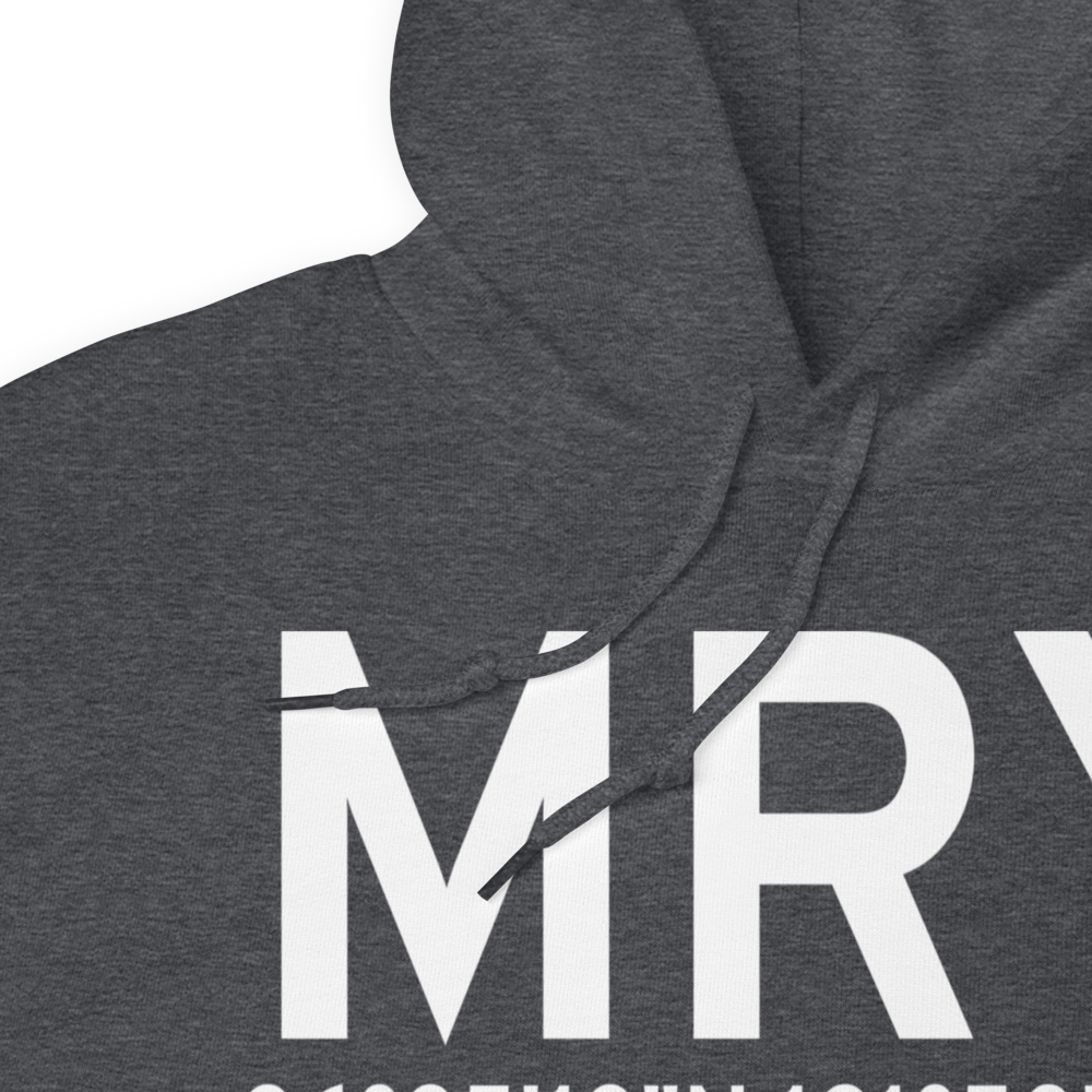 Monterey (KMRY) Airport Hoodie Sweatshirt 