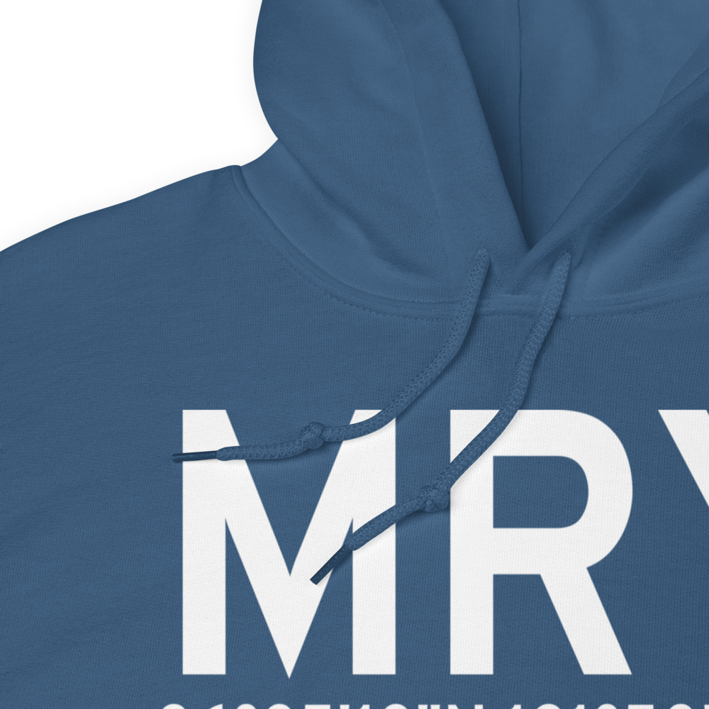 Monterey (KMRY) Airport Hoodie Sweatshirt 