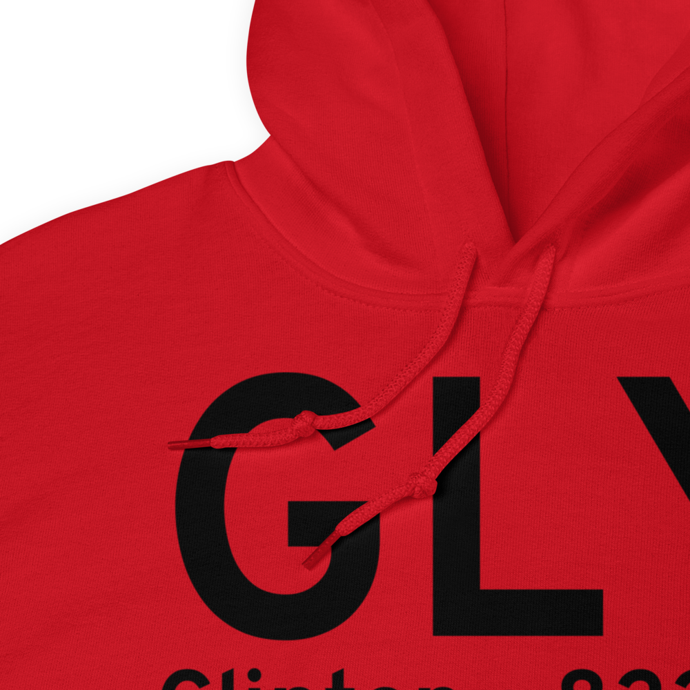 Clinton (KGLY) Airport Hoodie Sweatshirt 