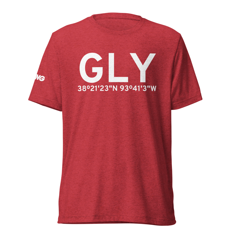 Clinton (KGLY) Airport Tri-blend T-Shirt 