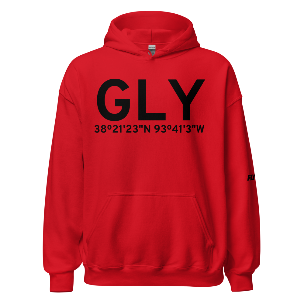 Clinton (KGLY) Airport Hoodie Sweatshirt 