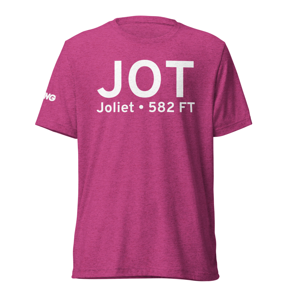 Joliet (KJOT) Airport Tri-blend T-Shirt 