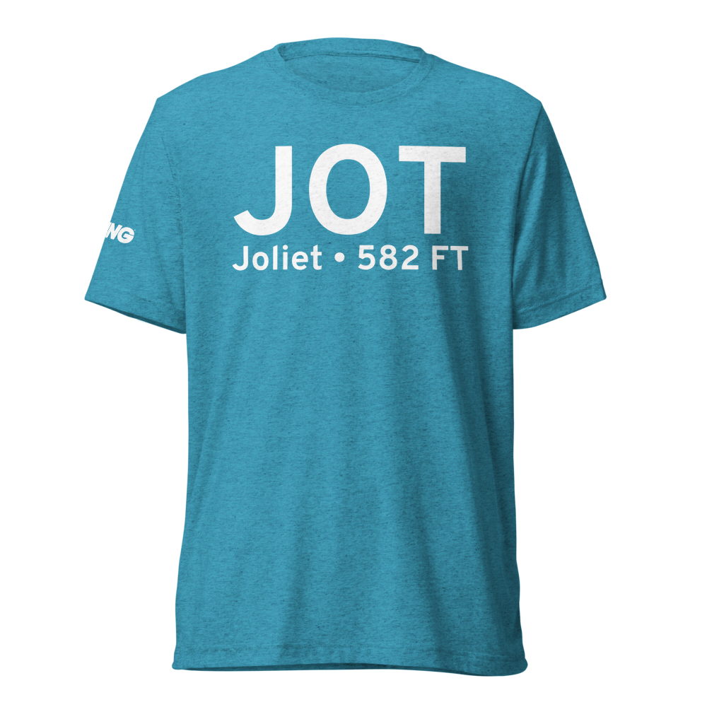 Joliet (KJOT) Airport Tri-blend T-Shirt 