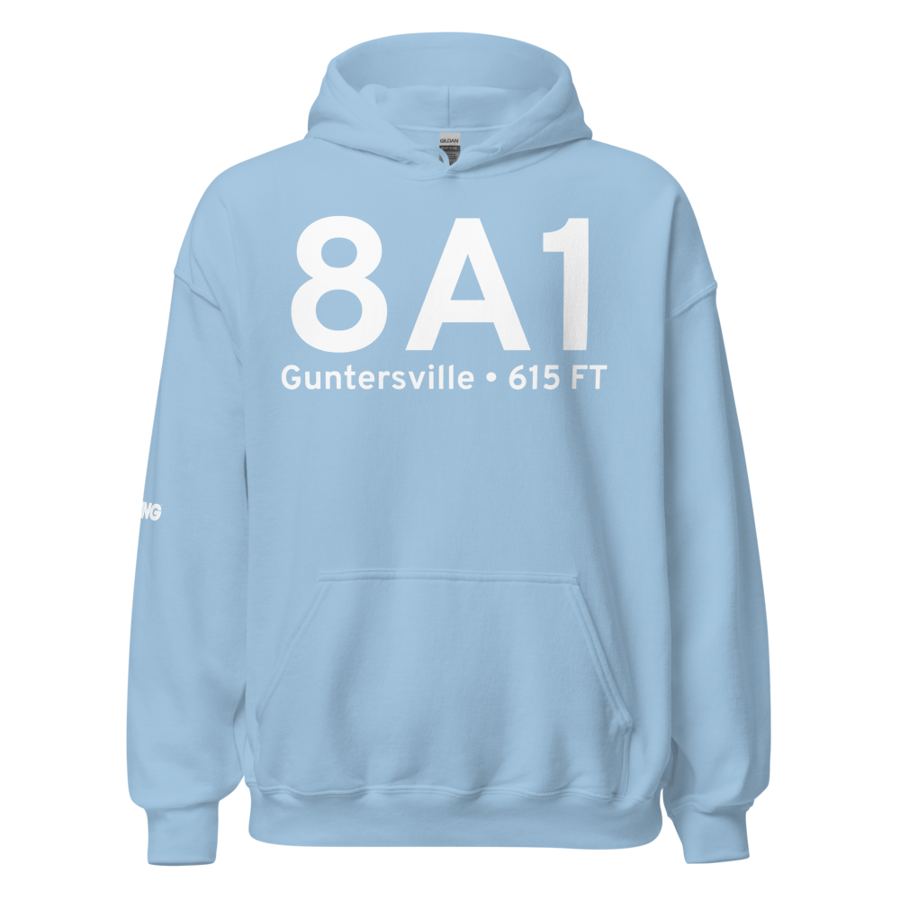 Guntersville (K8A1) Airport Hoodie Sweatshirt 