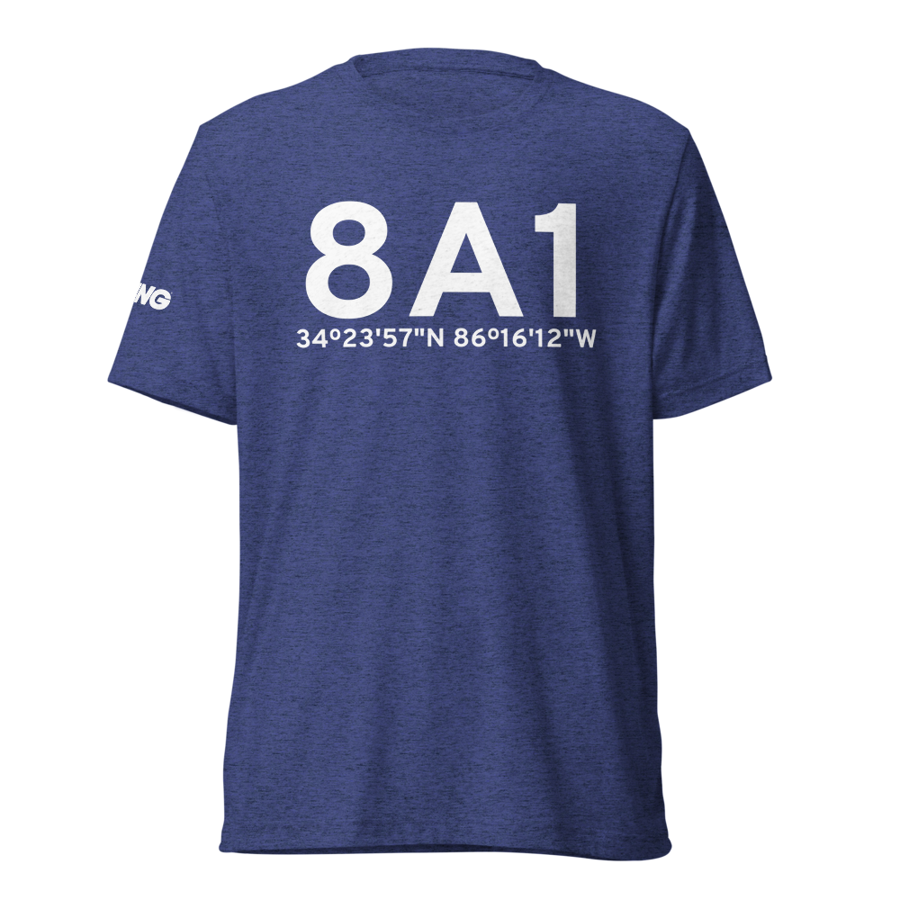 Guntersville (K8A1) Airport Tri-blend T-Shirt 