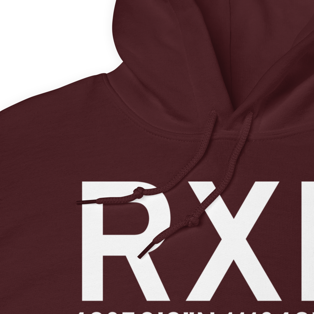 Rexburg (KRXE) Airport Hoodie Sweatshirt 