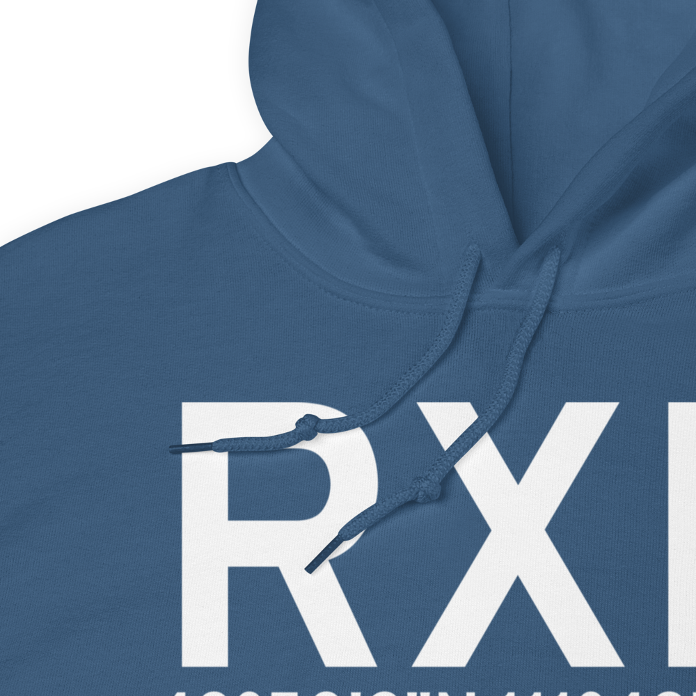 Rexburg (KRXE) Airport Hoodie Sweatshirt 