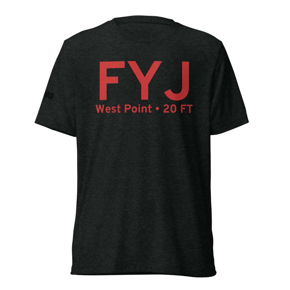 West Point (KFYJ) Airport Tri-blend T-Shirt 