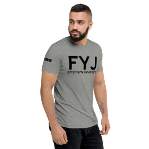 West Point (KFYJ) Airport Tri-blend T-Shirt
