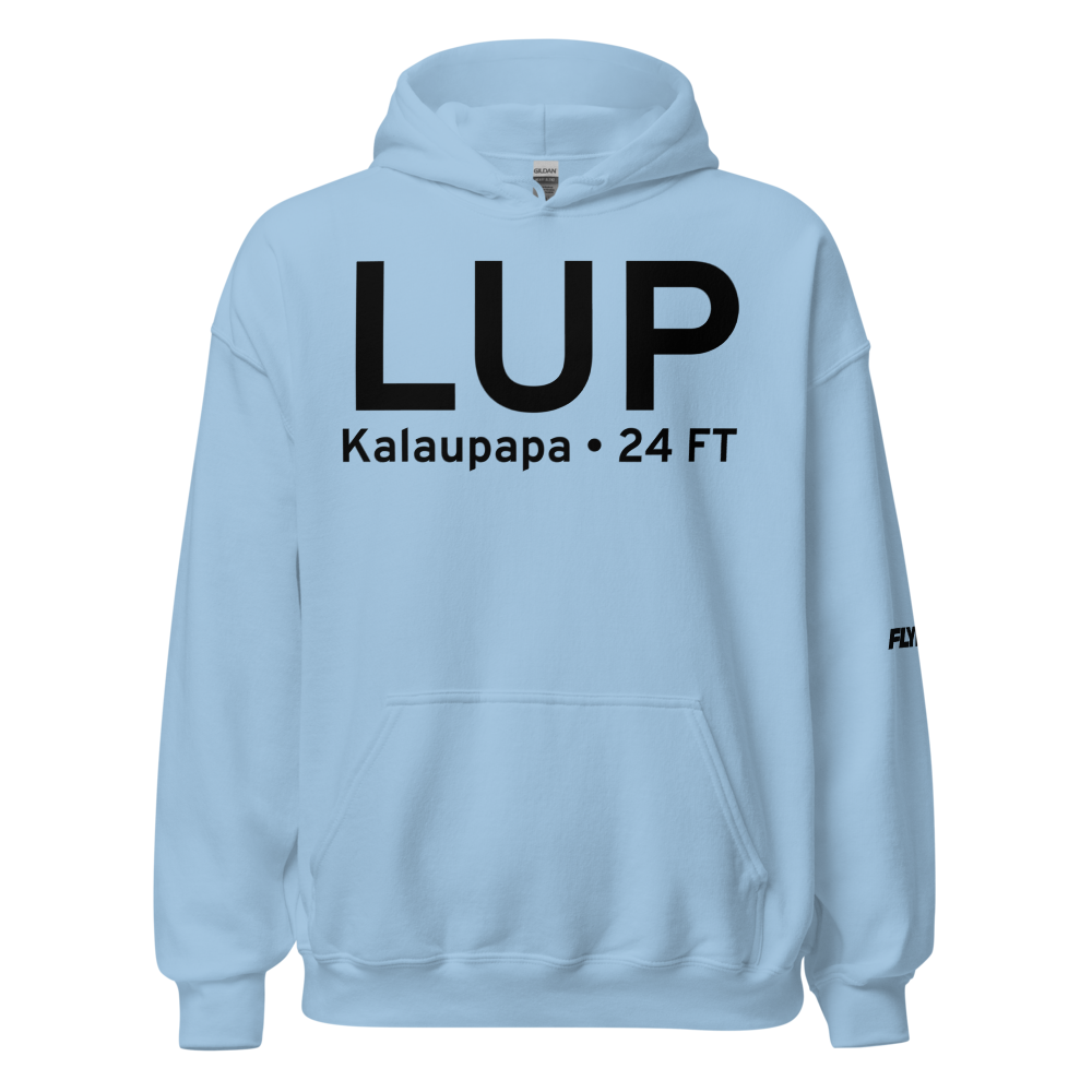Kalaupapa (PHLU) Airport Hoodie Sweatshirt 