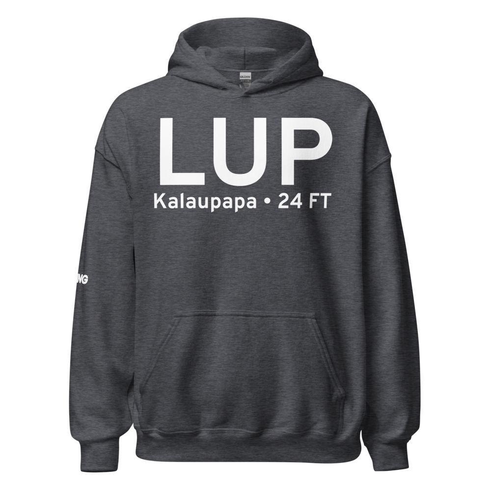 Kalaupapa (PHLU) Airport Hoodie Sweatshirt 
