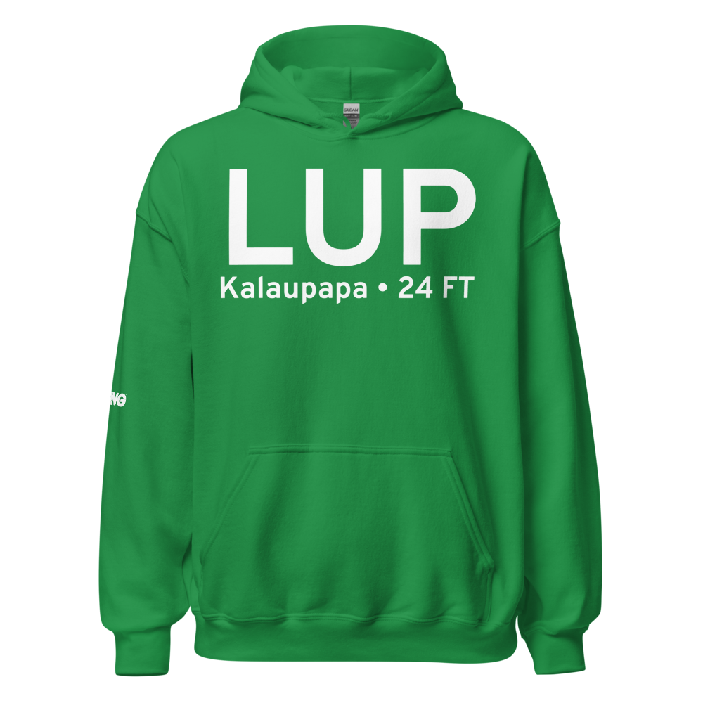 Kalaupapa (PHLU) Airport Hoodie Sweatshirt 
