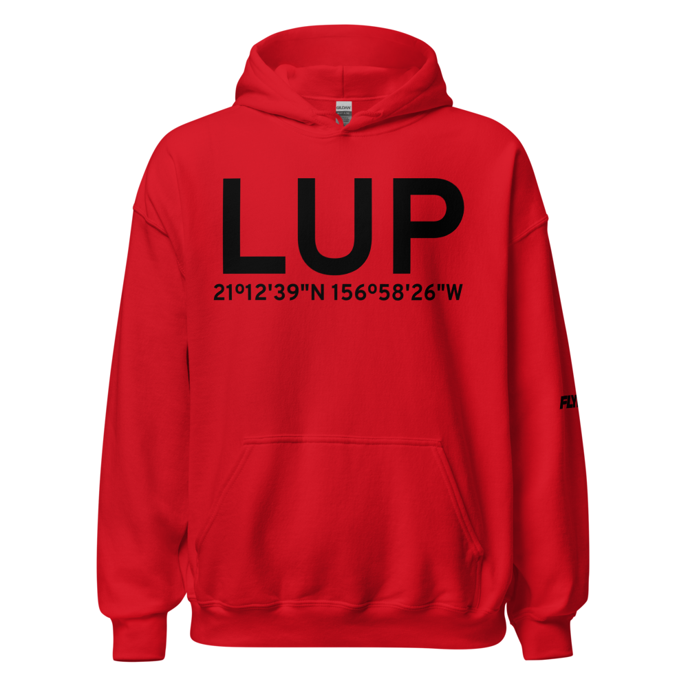 Kalaupapa (PHLU) Airport Hoodie Sweatshirt 