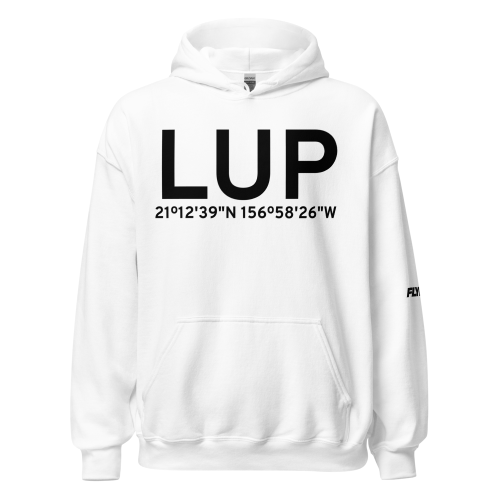 Kalaupapa (PHLU) Airport Hoodie Sweatshirt 