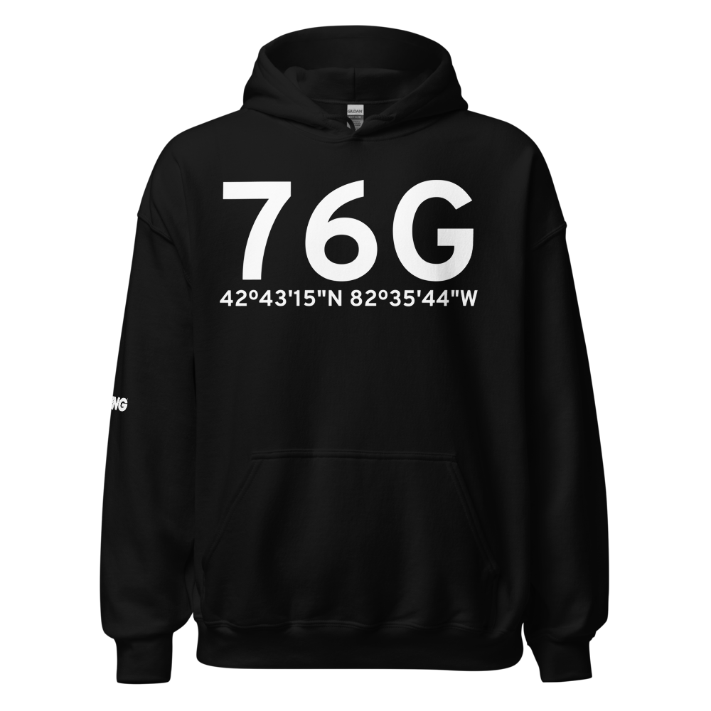 Marine City (K76G) Airport Hoodie Sweatshirt 