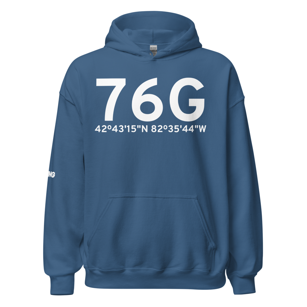 Marine City (K76G) Airport Hoodie Sweatshirt 