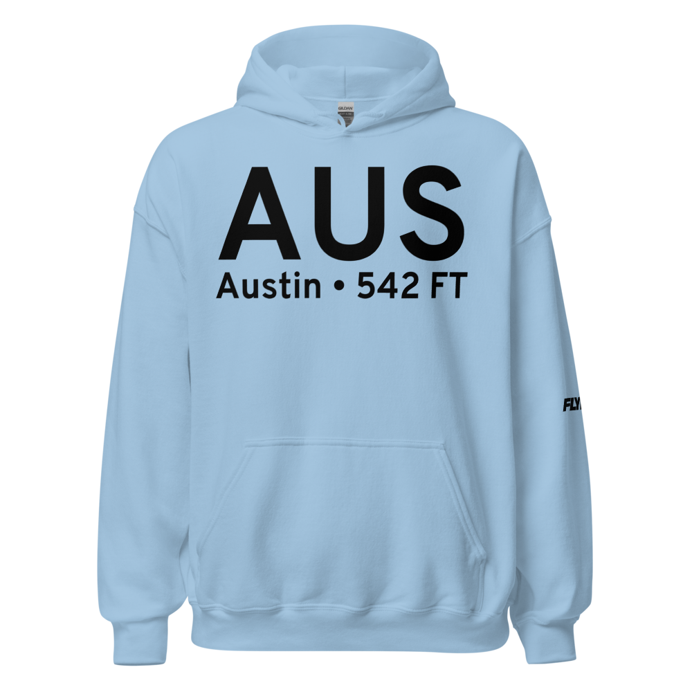 Austin (KAUS) Airport Hoodie Sweatshirt 