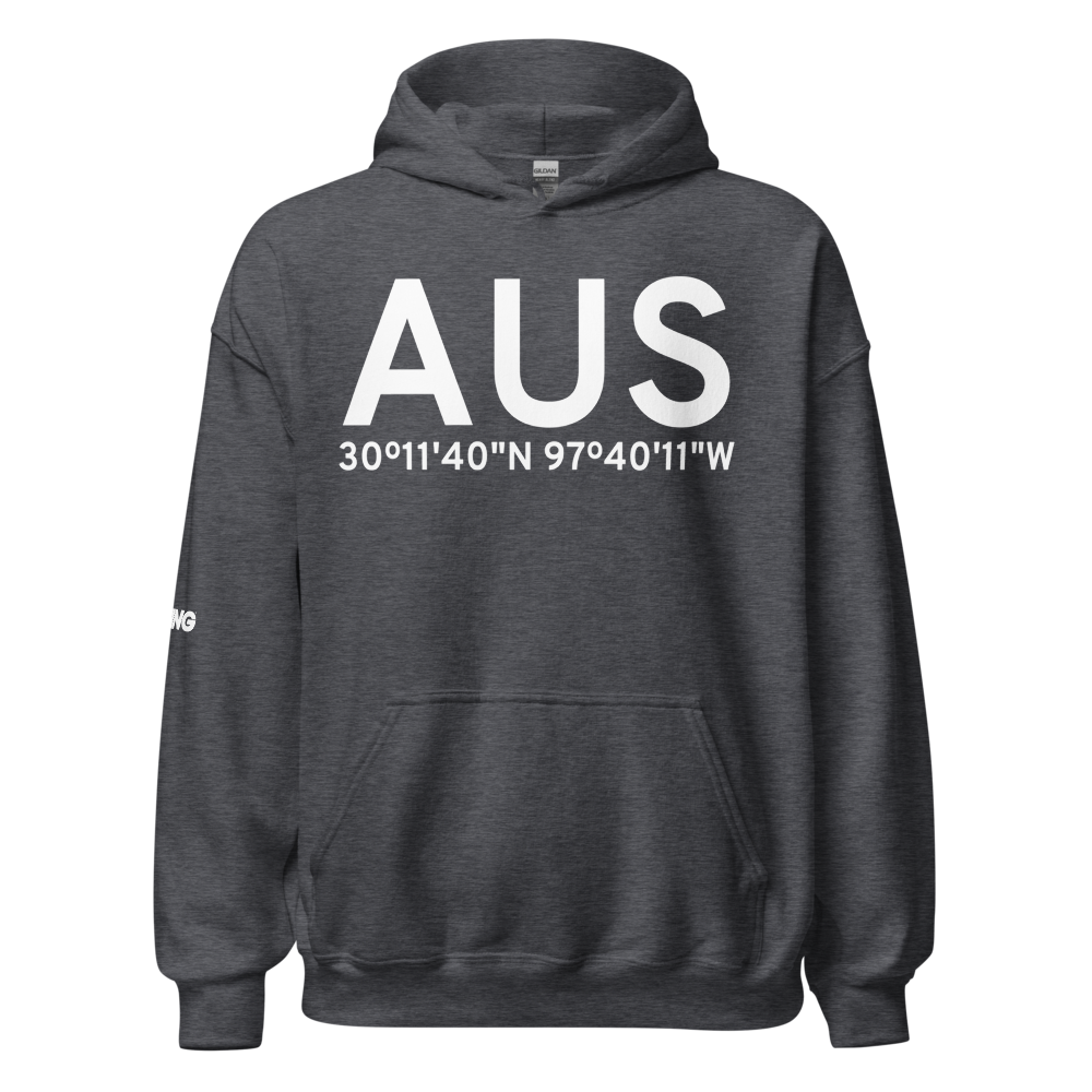 Austin (KAUS) Airport Hoodie Sweatshirt 