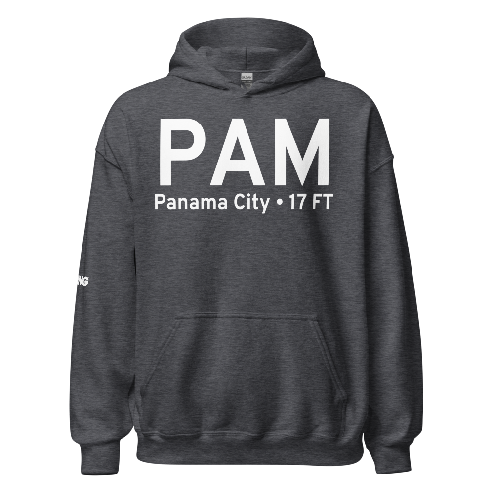 Panama City (KPAM) Airport Hoodie Sweatshirt 