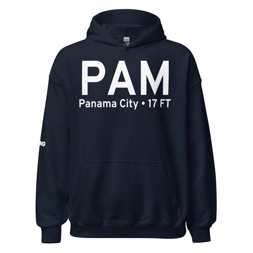Panama City (KPAM) Airport Hoodie Sweatshirt 