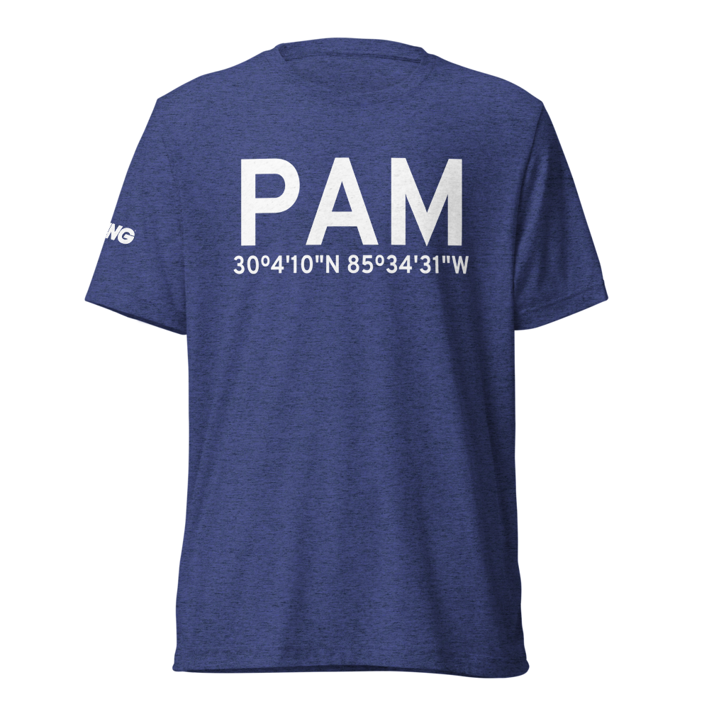 Panama City (KPAM) Airport Tri-blend T-Shirt 