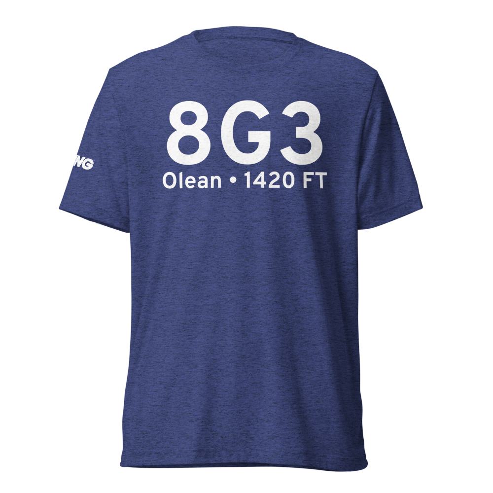 Olean (8G3) Airport Tri-blend T-Shirt 