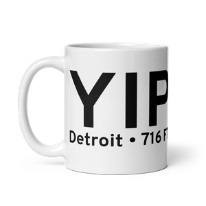 Detroit (KYIP) Airport Mug