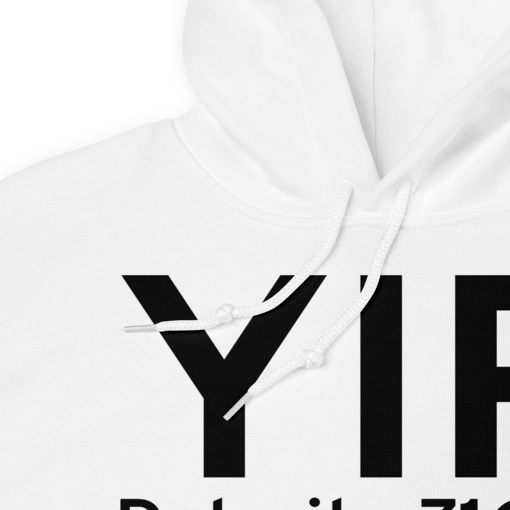 Detroit (KYIP) Airport Hoodie Sweatshirt 