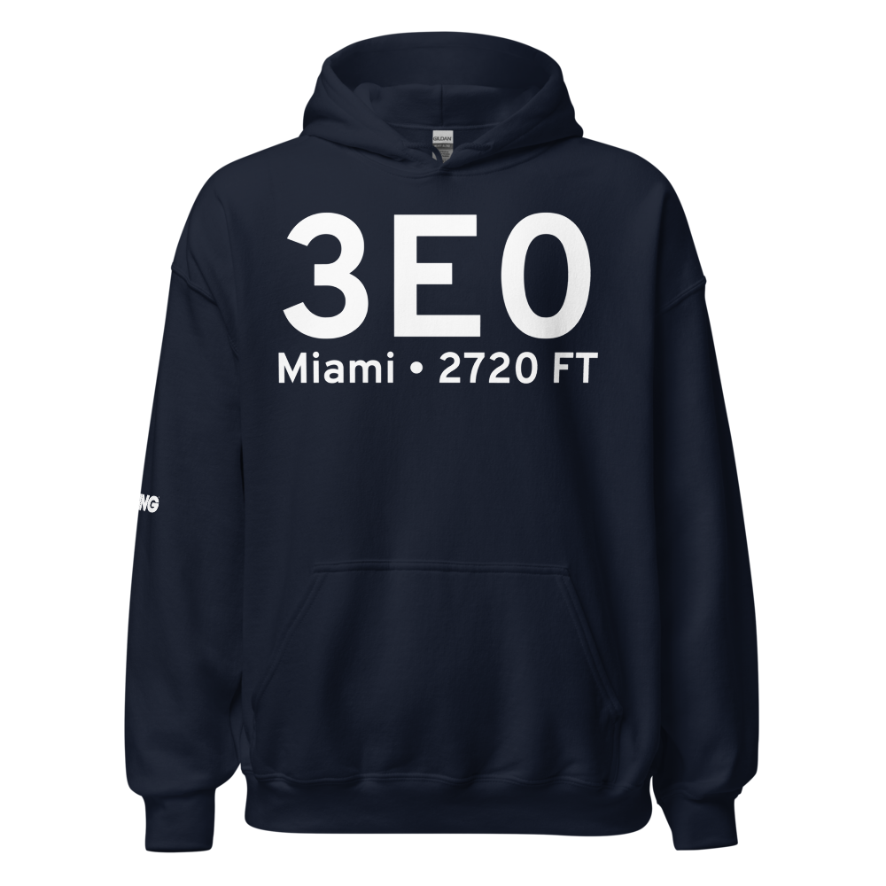 Miami (K3E0) Airport Hoodie Sweatshirt 