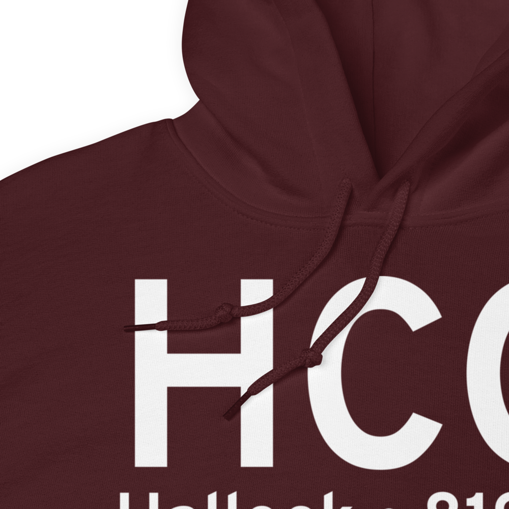 Hallock (KHCO) Airport Hoodie Sweatshirt 
