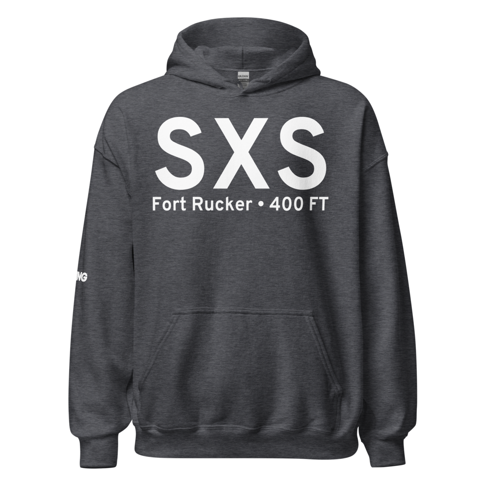 Fort Rucker (SXS) Airport Hoodie Sweatshirt 
