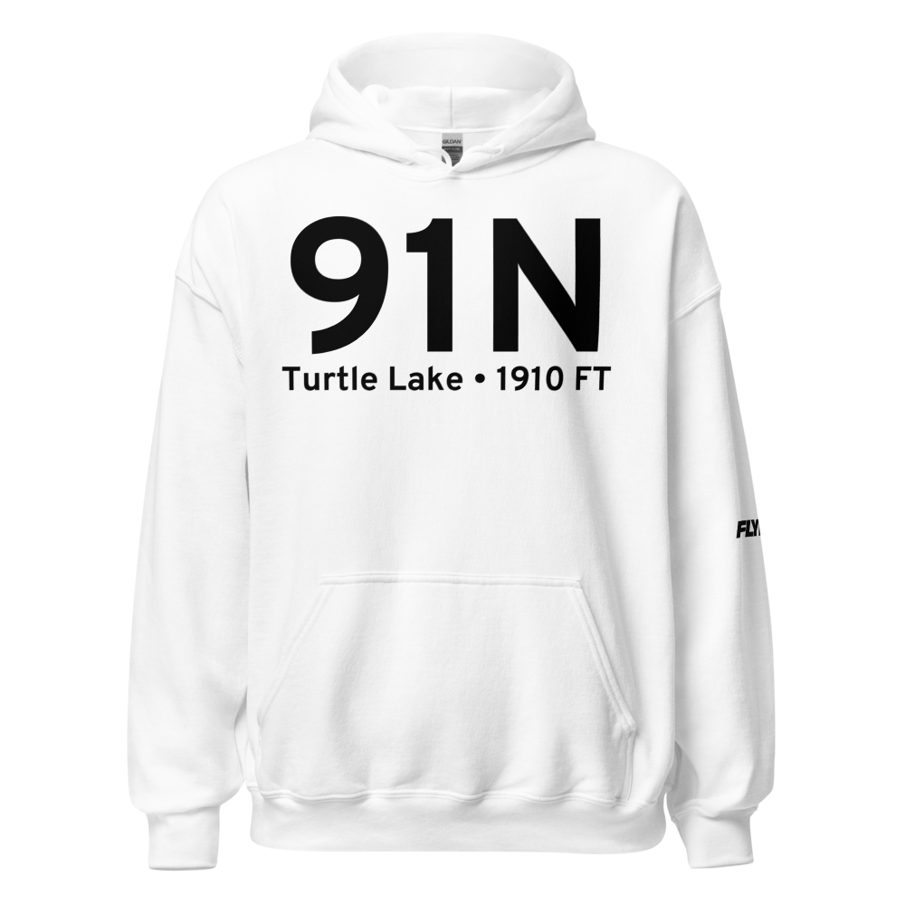 Turtle Lake (91N) Airport Hoodie Sweatshirt 