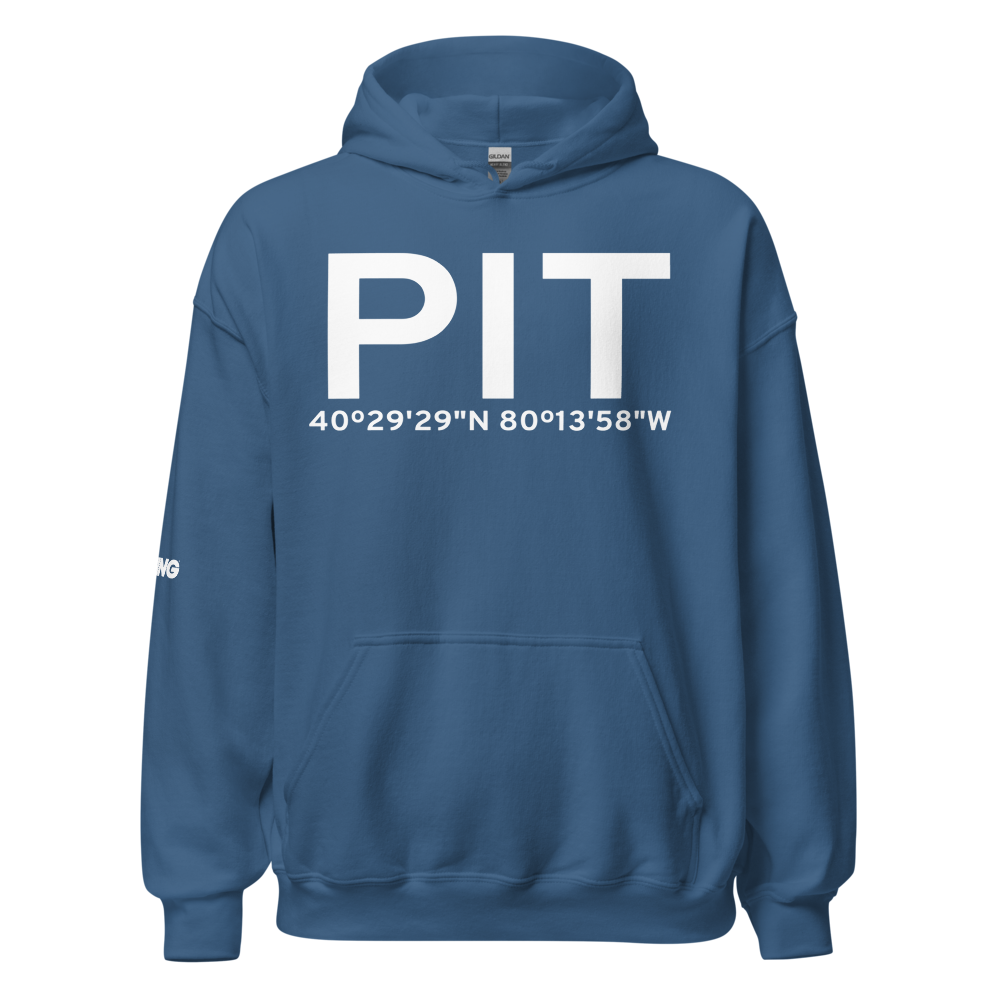Pittsburgh (KPIT) Airport Hoodie Sweatshirt 