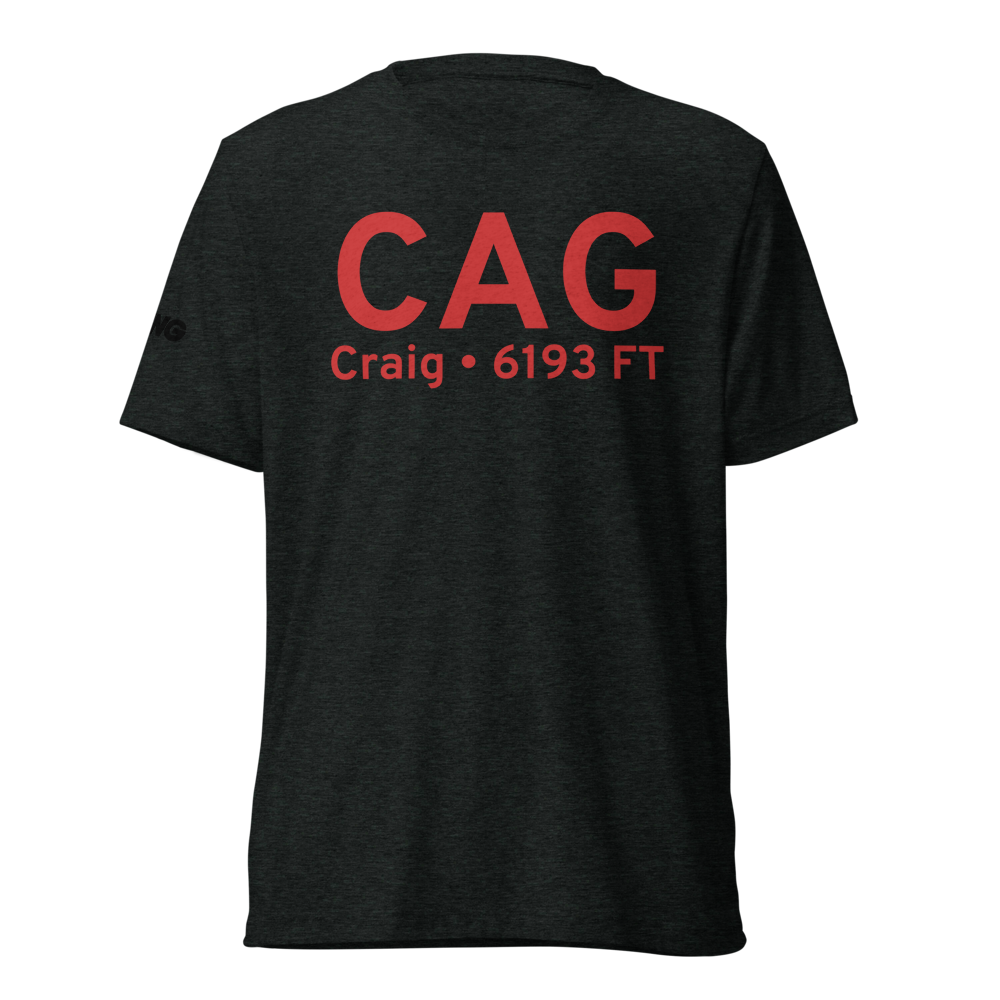 Craig (KCAG) Airport Tri-blend T-Shirt 