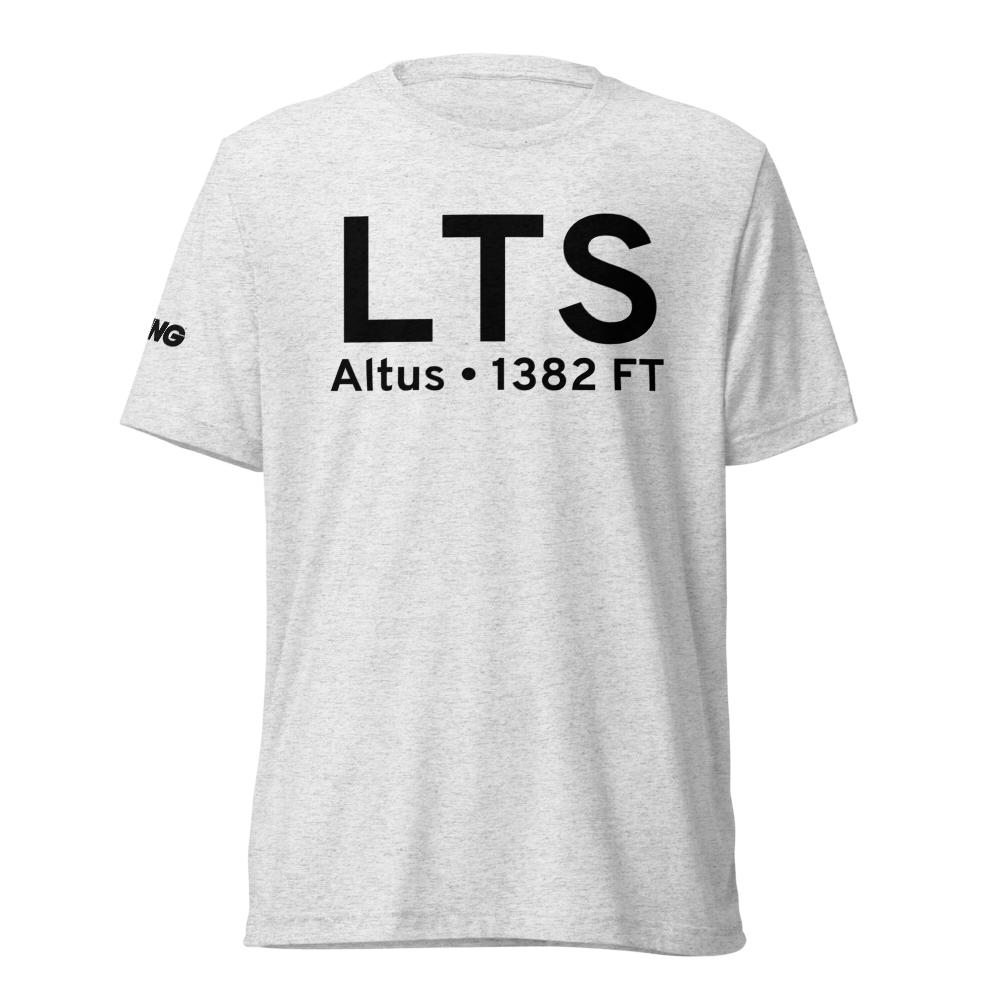 Altus (KLTS) Airport Tri-blend T-Shirt 