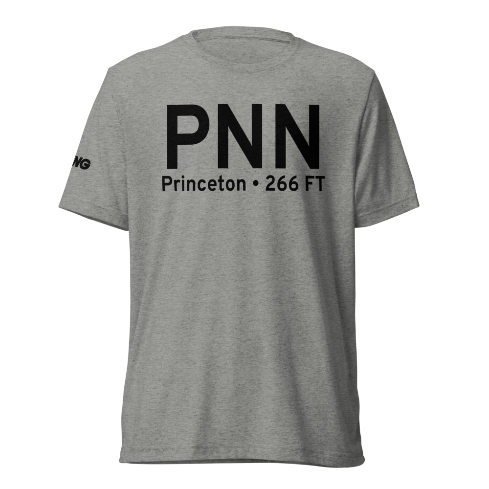 Princeton (KPNN) Airport Tri-blend T-Shirt 