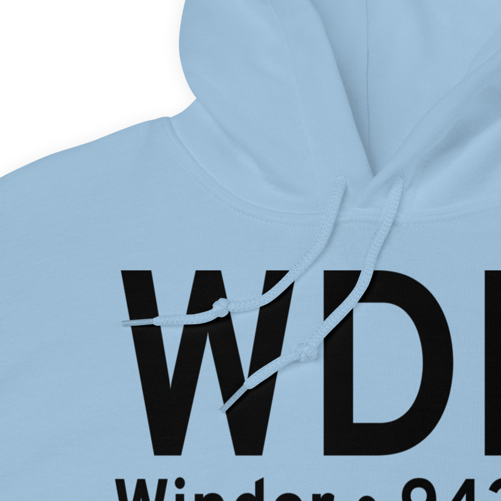 Winder (KWDR) Airport Hoodie Sweatshirt 