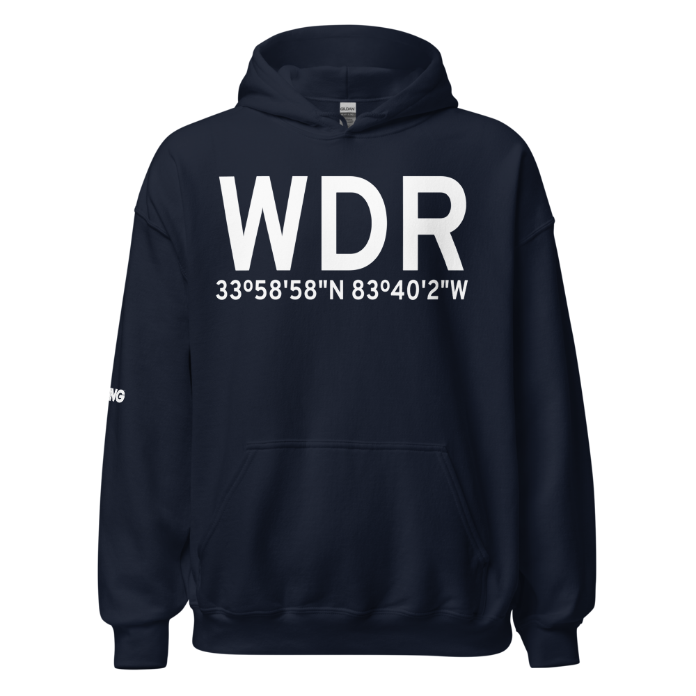 Winder (KWDR) Airport Hoodie Sweatshirt 