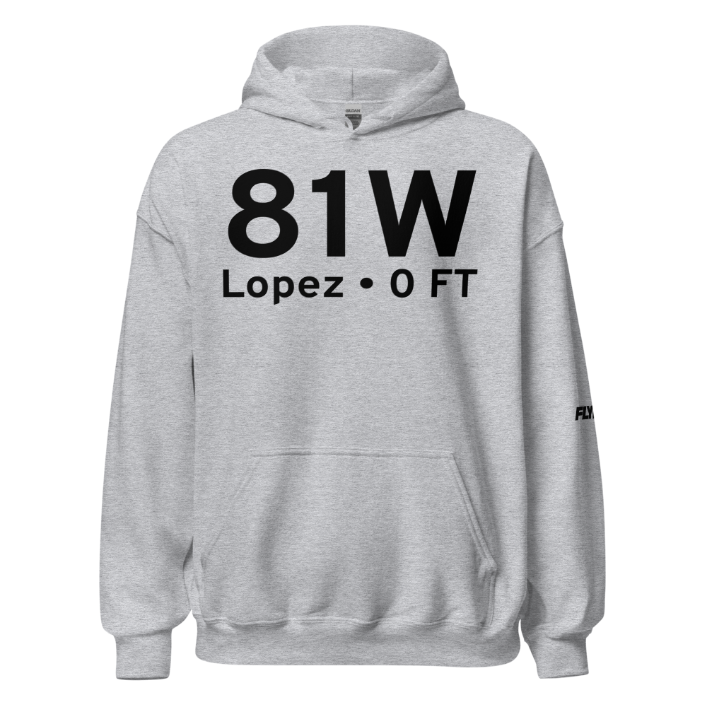 Lopez (WA81) Airport Hoodie Sweatshirt 