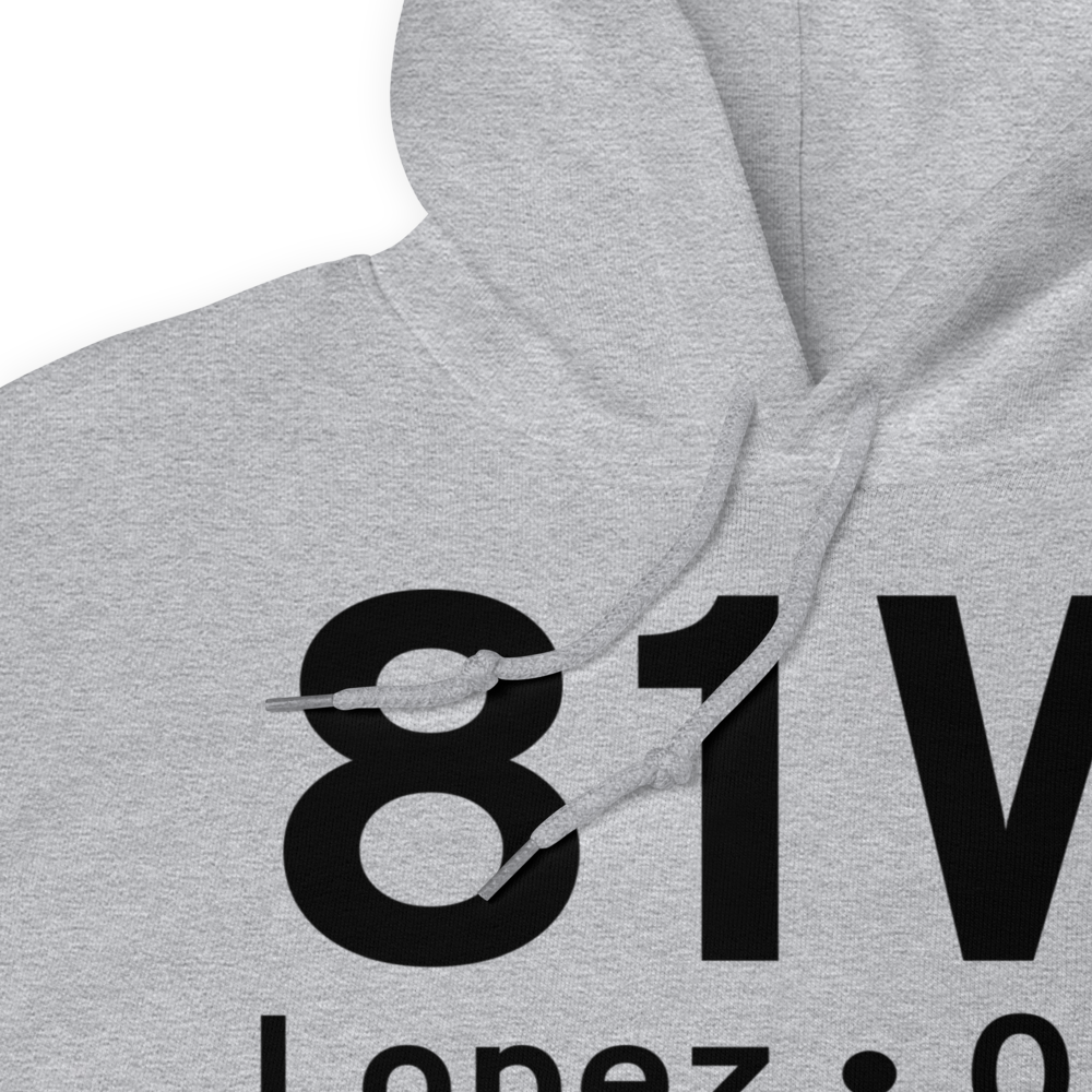 Lopez (WA81) Airport Hoodie Sweatshirt 